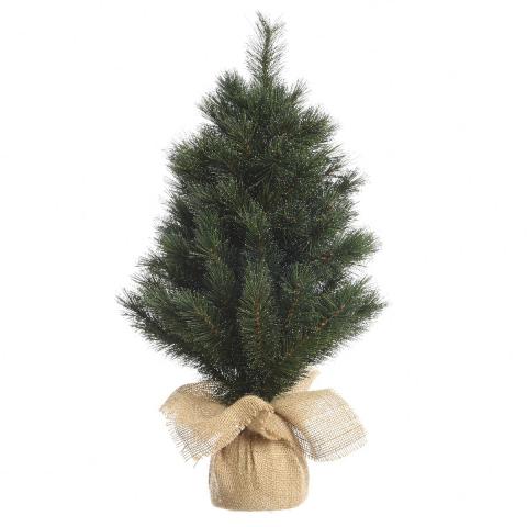 Kleiner Weihnachtsbaum Malmö Grün & weiß 60 cm - Kunststoff
